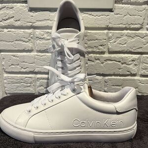 New Calvin Klein white Sneakers